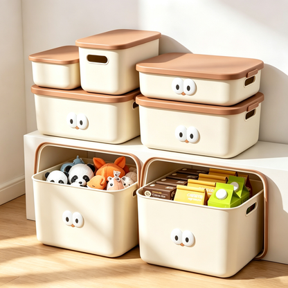 Cute Big-Eye Children's Toy Storage Box