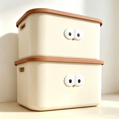 Cute Big-Eye Children's Toy Storage Box