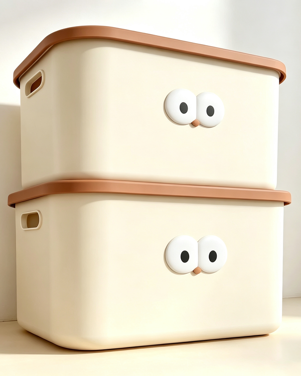 Cute Big-Eye Children's Toy Storage Box